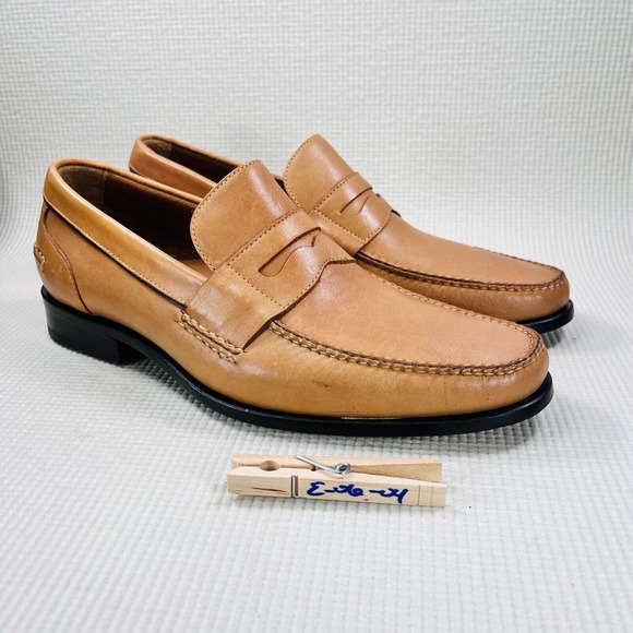 G.H. Bass & Co. Tan Leather Loafers - Picture 10 of 10